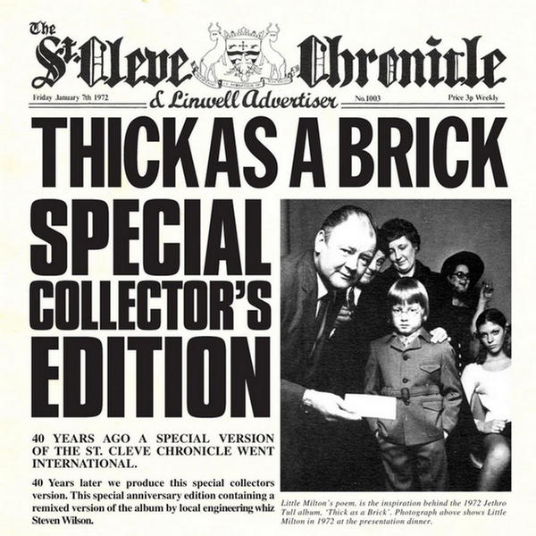Thick As A Brick - 40th Anniv  (2012 Steven Wilson Stereo Remix-Remaster)